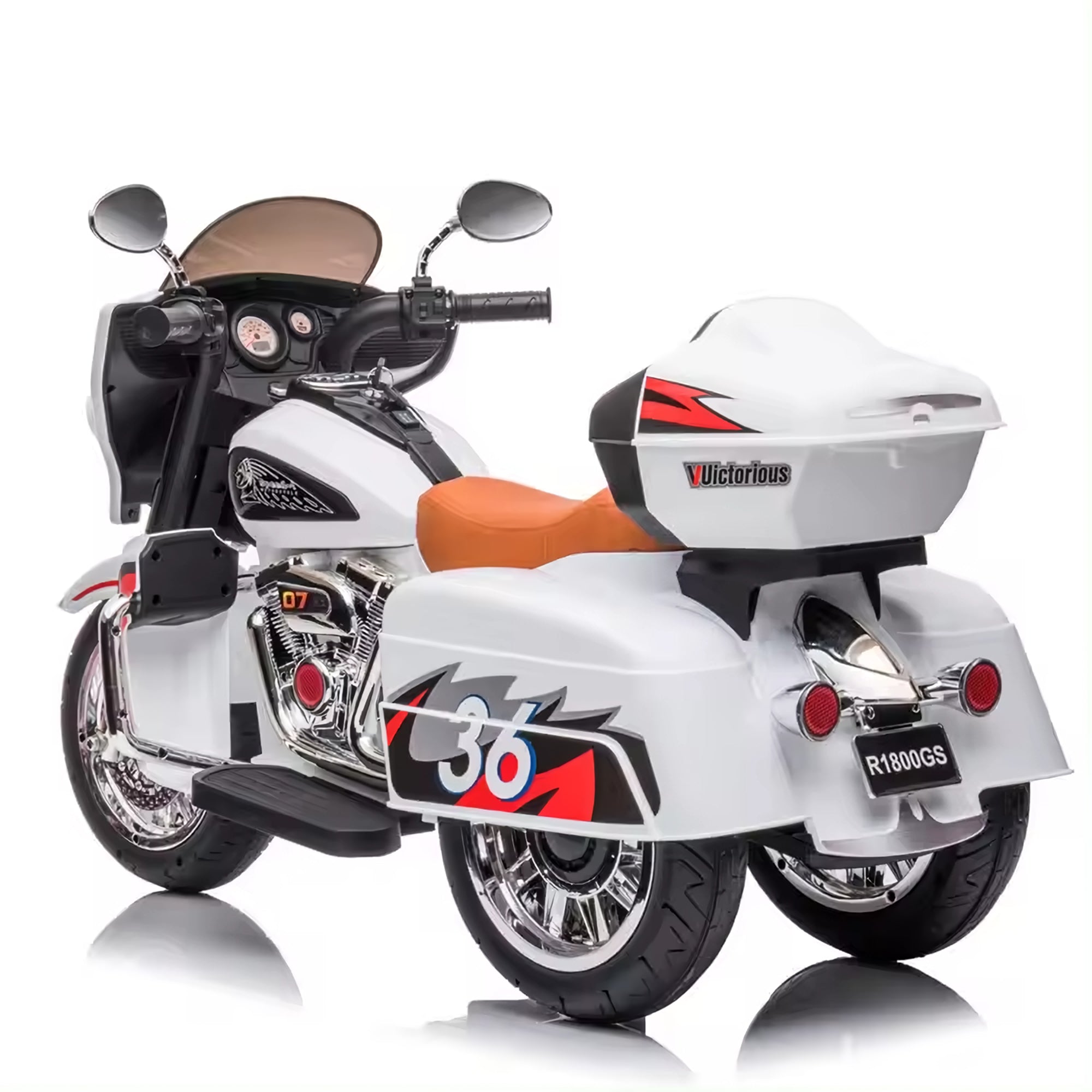 12V Kids Ride on Three-Wheeled Motorcycle 12V Kids Ride on Three-Wheeled Motorcycle